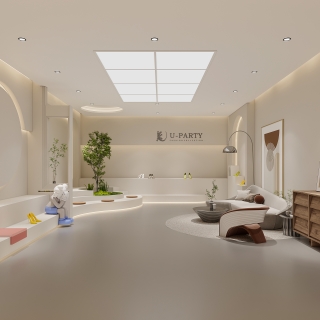 鞋店展厅_1_互动式灯光混合