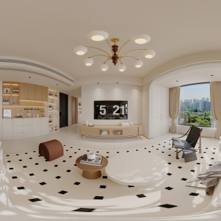 奶油客厅360