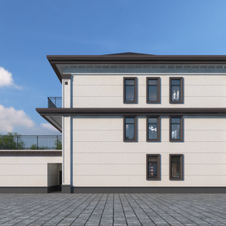 新中式自建房外立面