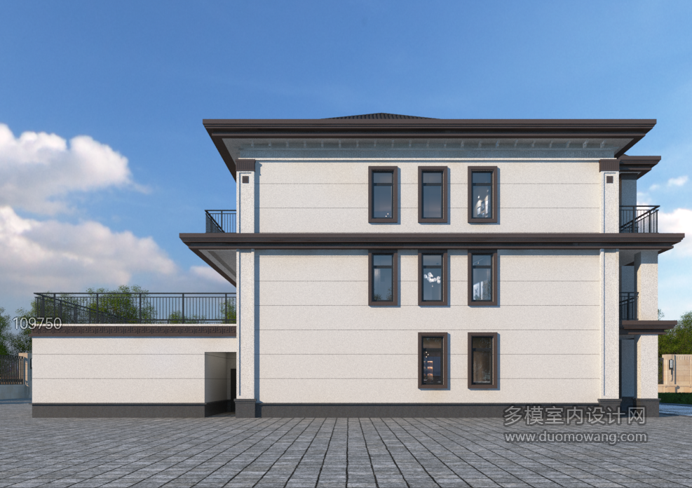 新中式自建房外立面