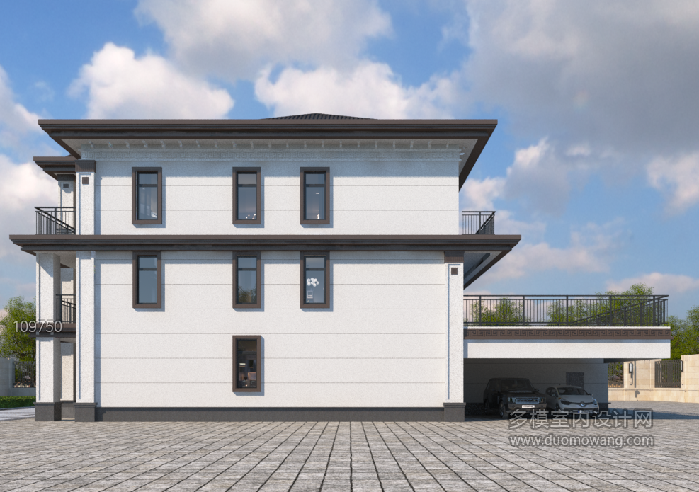 新中式自建房外立面