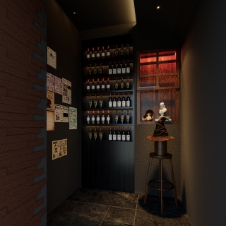 现代酒吧入口