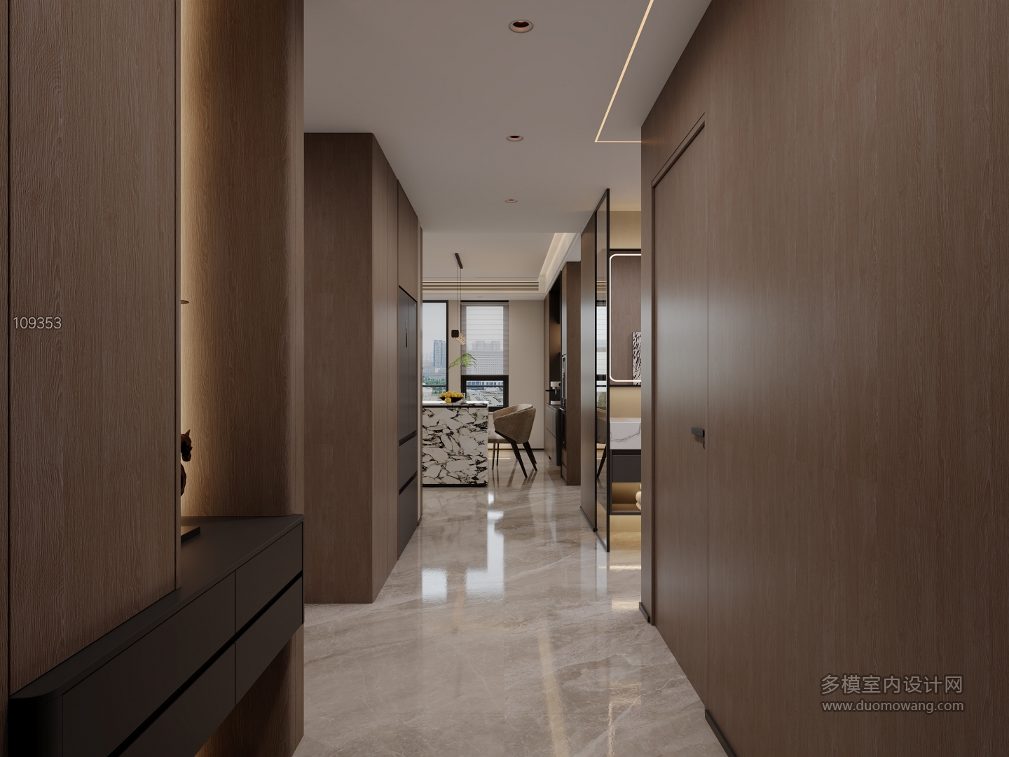 现代 走廊静态