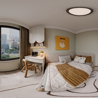 现代 儿童房全景