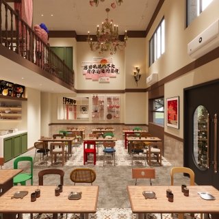 中古风餐厅 (4)