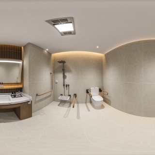 现代卫生间展示区360