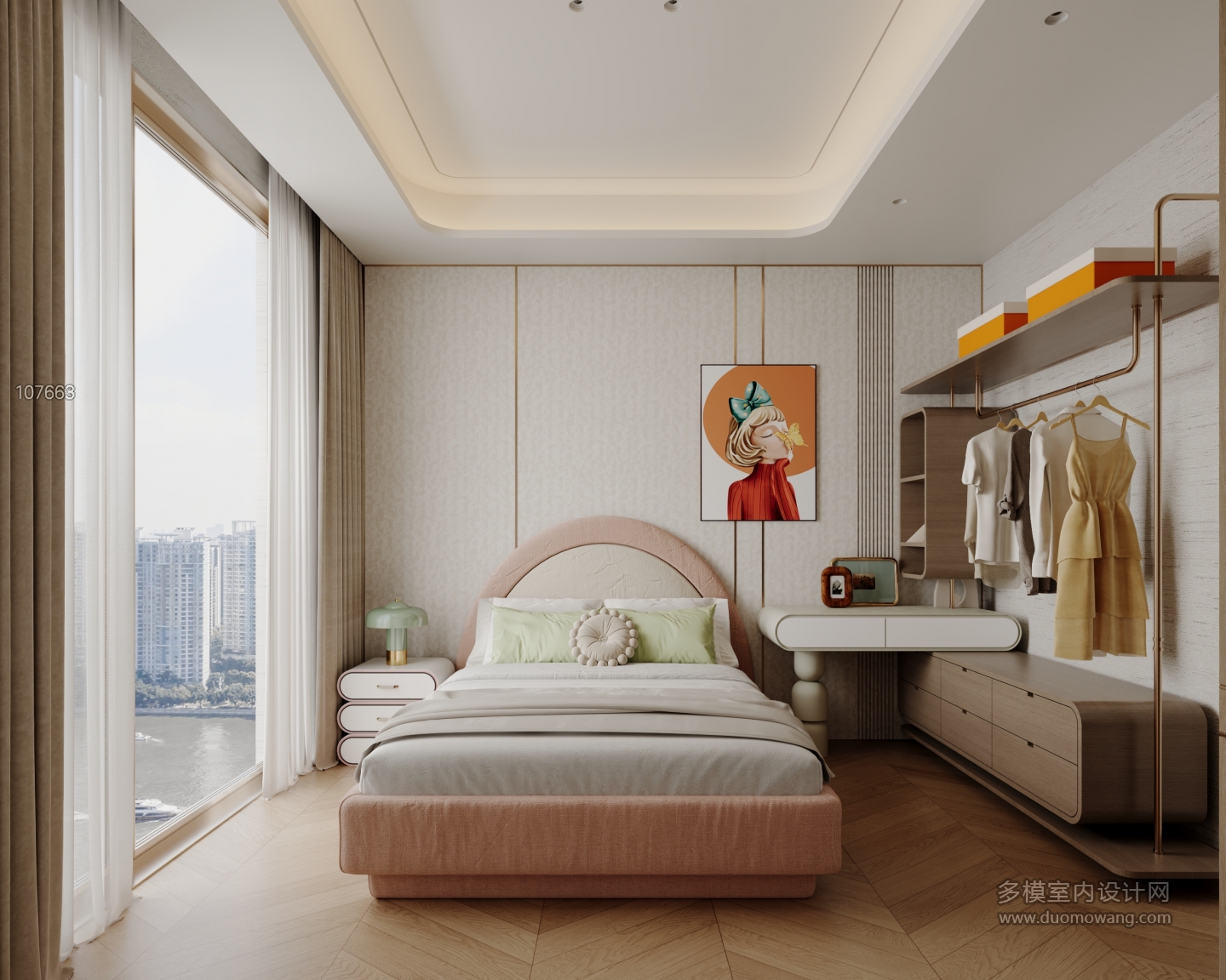 现代卧室2