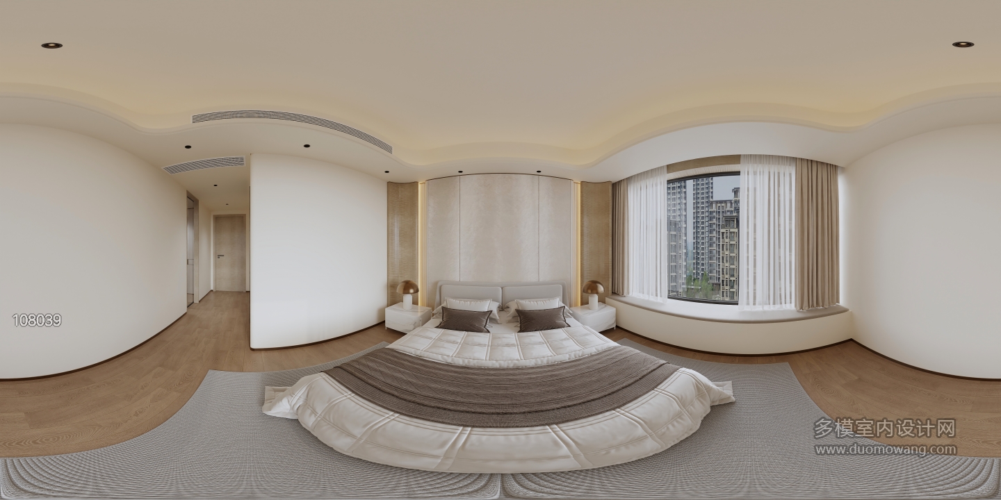 现代 主卧 全景2