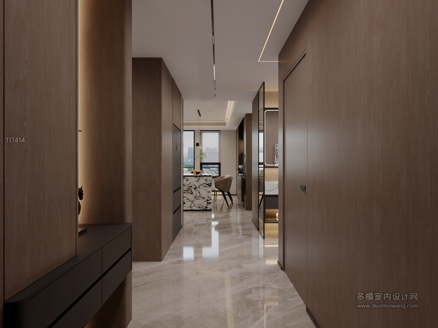 现代 走廊静态