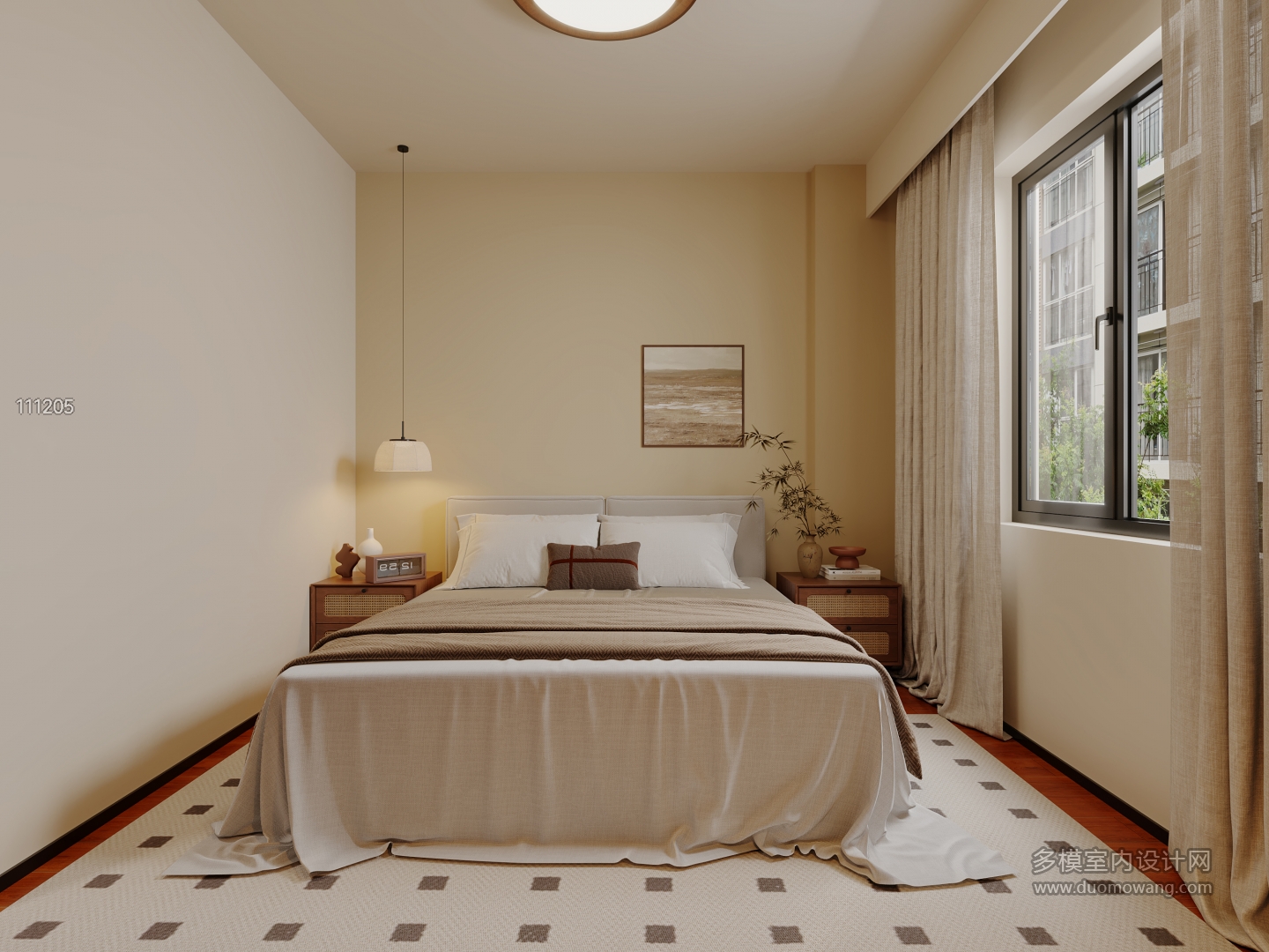 法式中古主卧