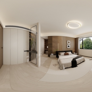 现代意式主卧