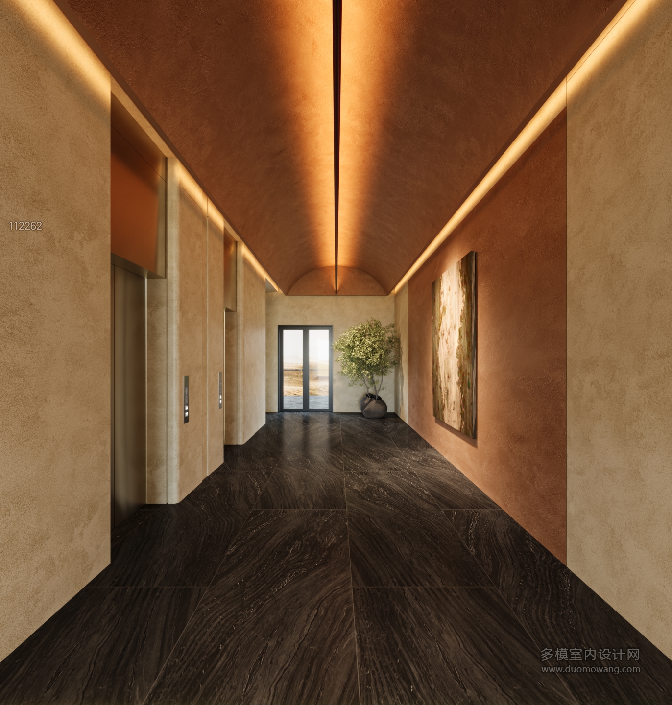 电梯厅现代