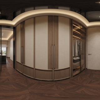 三楼衣帽间全景
