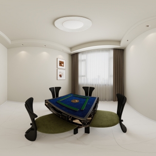 现代意式一楼棋牌室