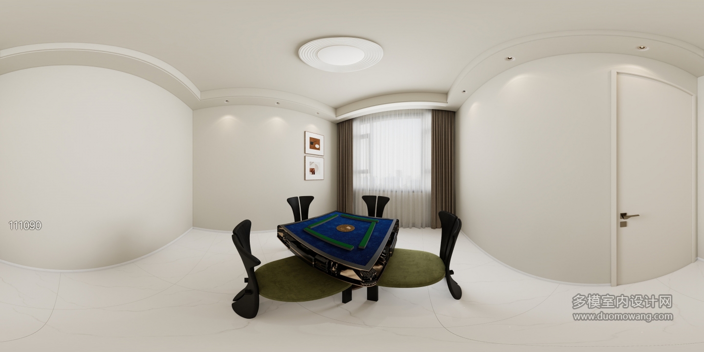 现代意式一楼棋牌室