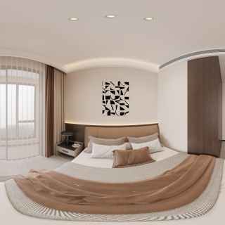 现代次卧2全景