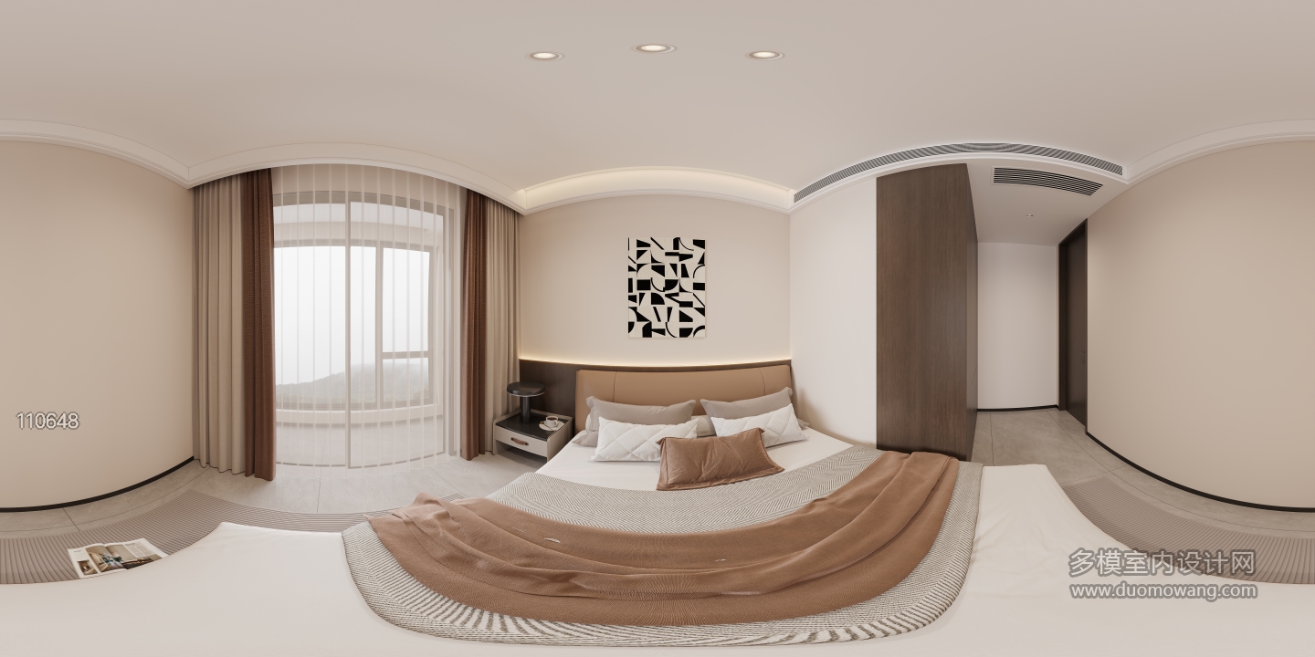 现代次卧2全景