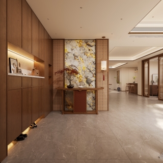 宋氏入户玄关视角
