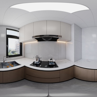 现代-厨房