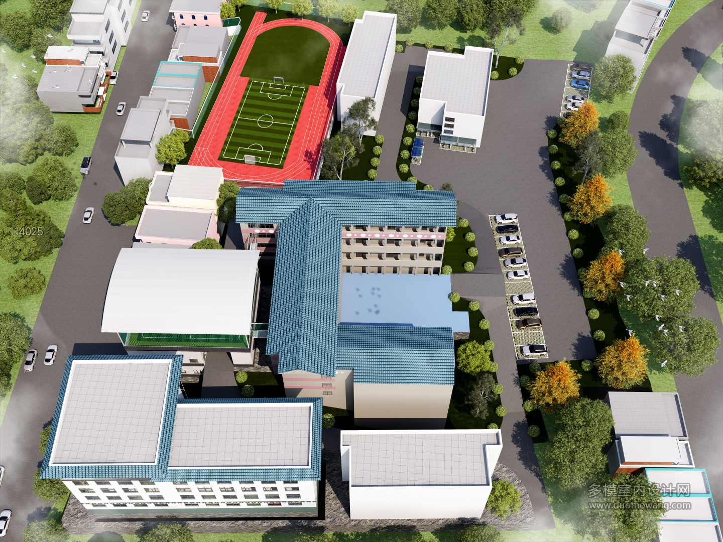 怒江学校鸟瞰