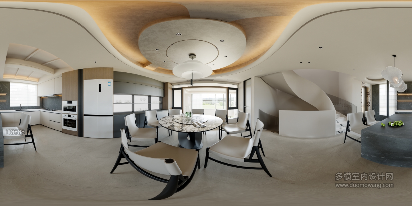 现代二楼餐厅360