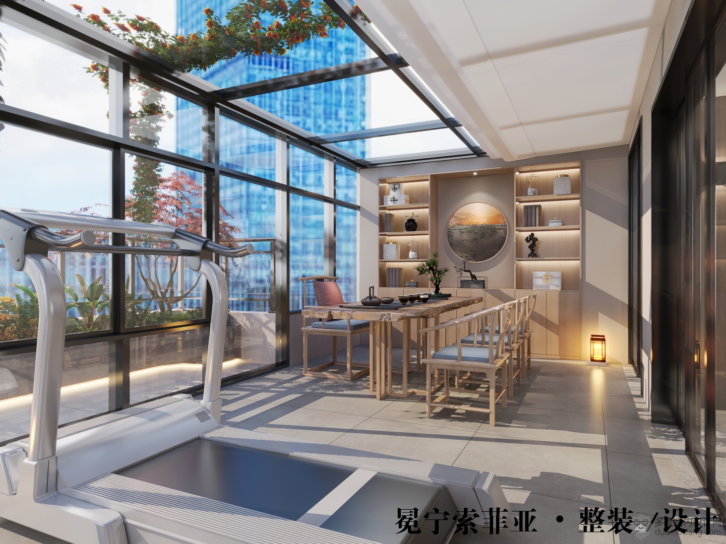 阳光房茶室