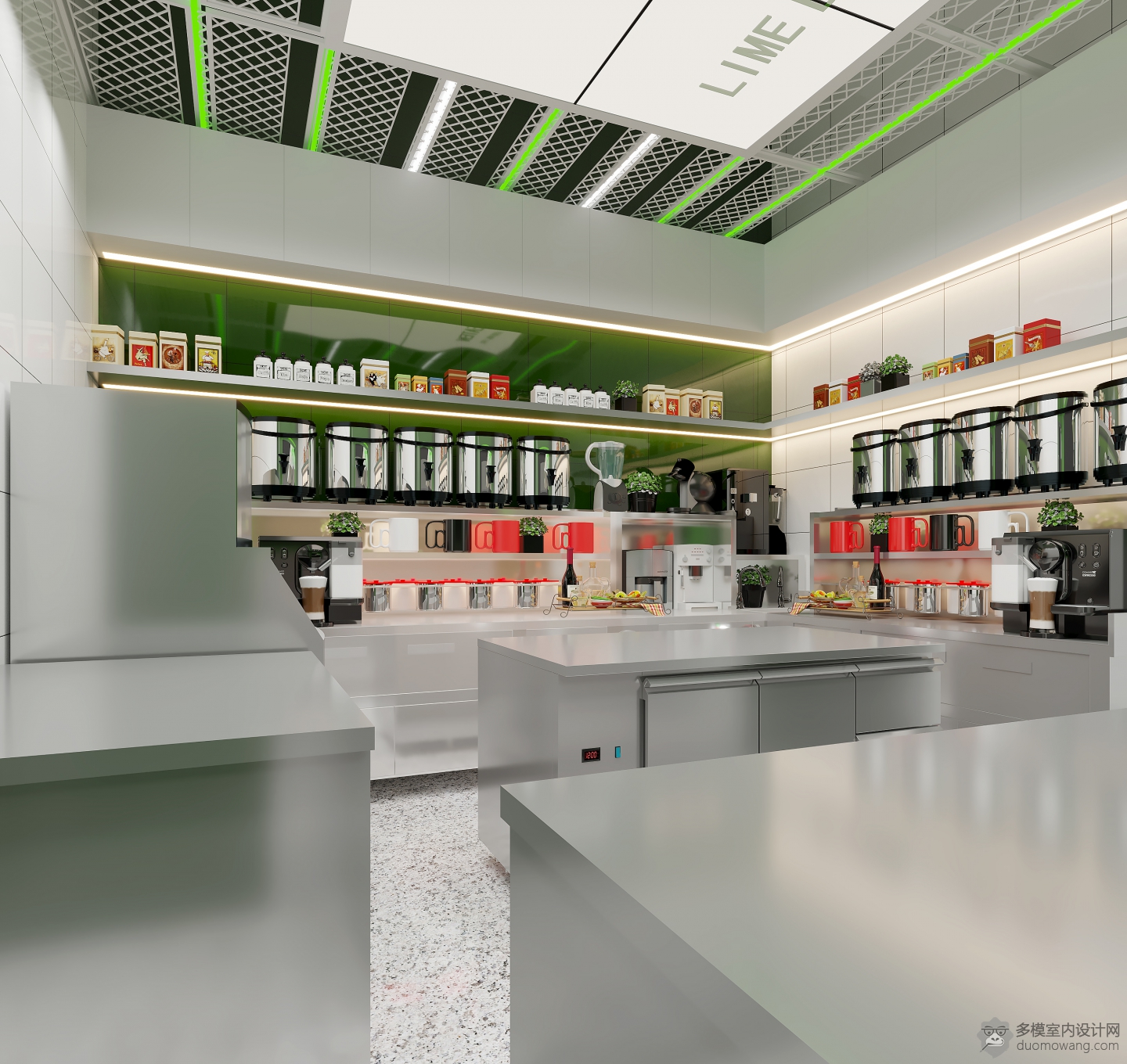 奶茶店室内