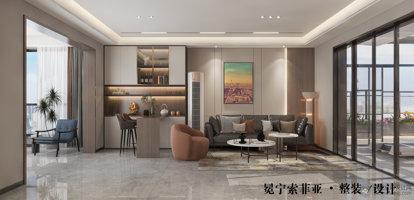 二楼沙发背景
