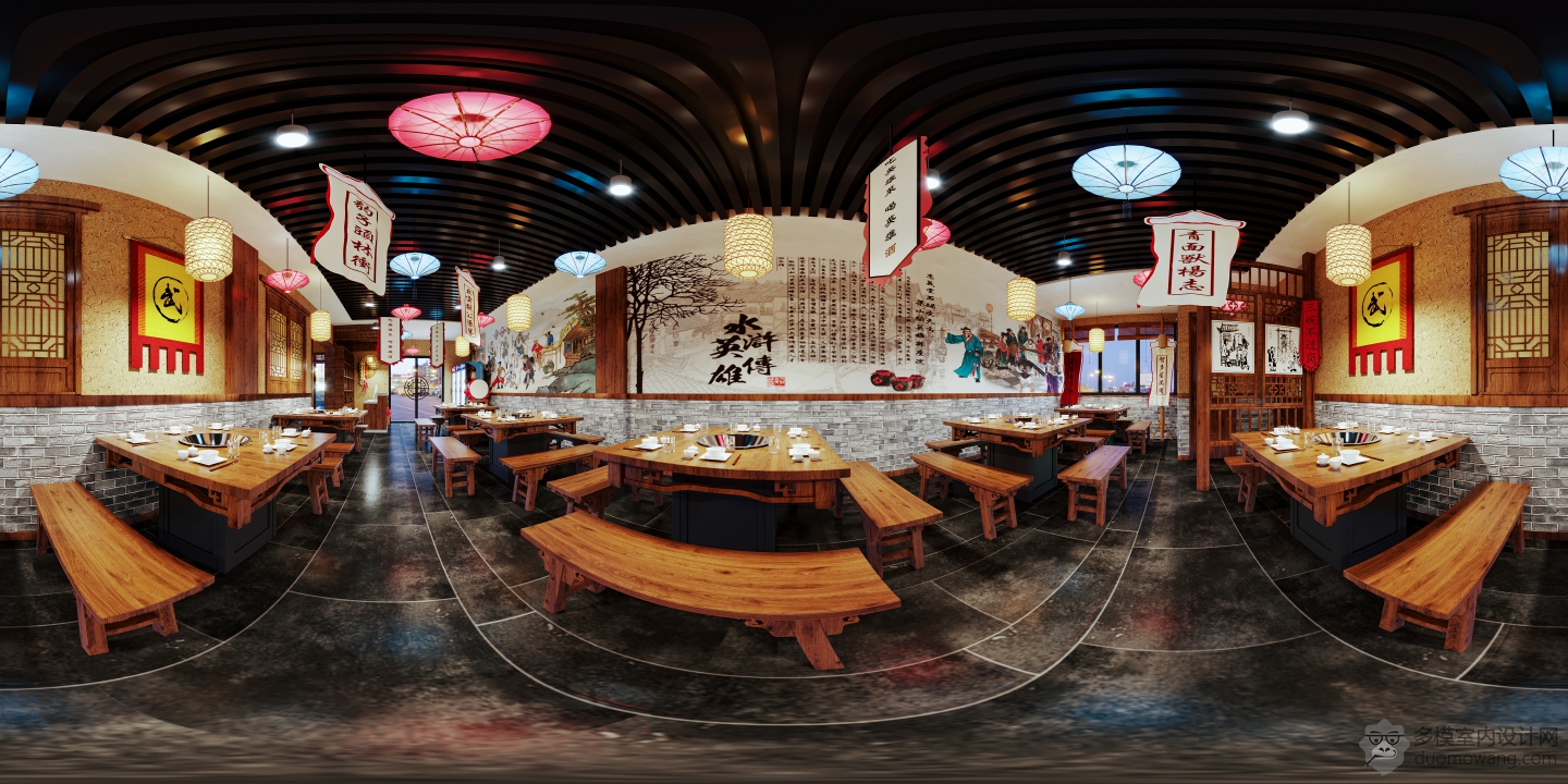 水浒烤肉店全景