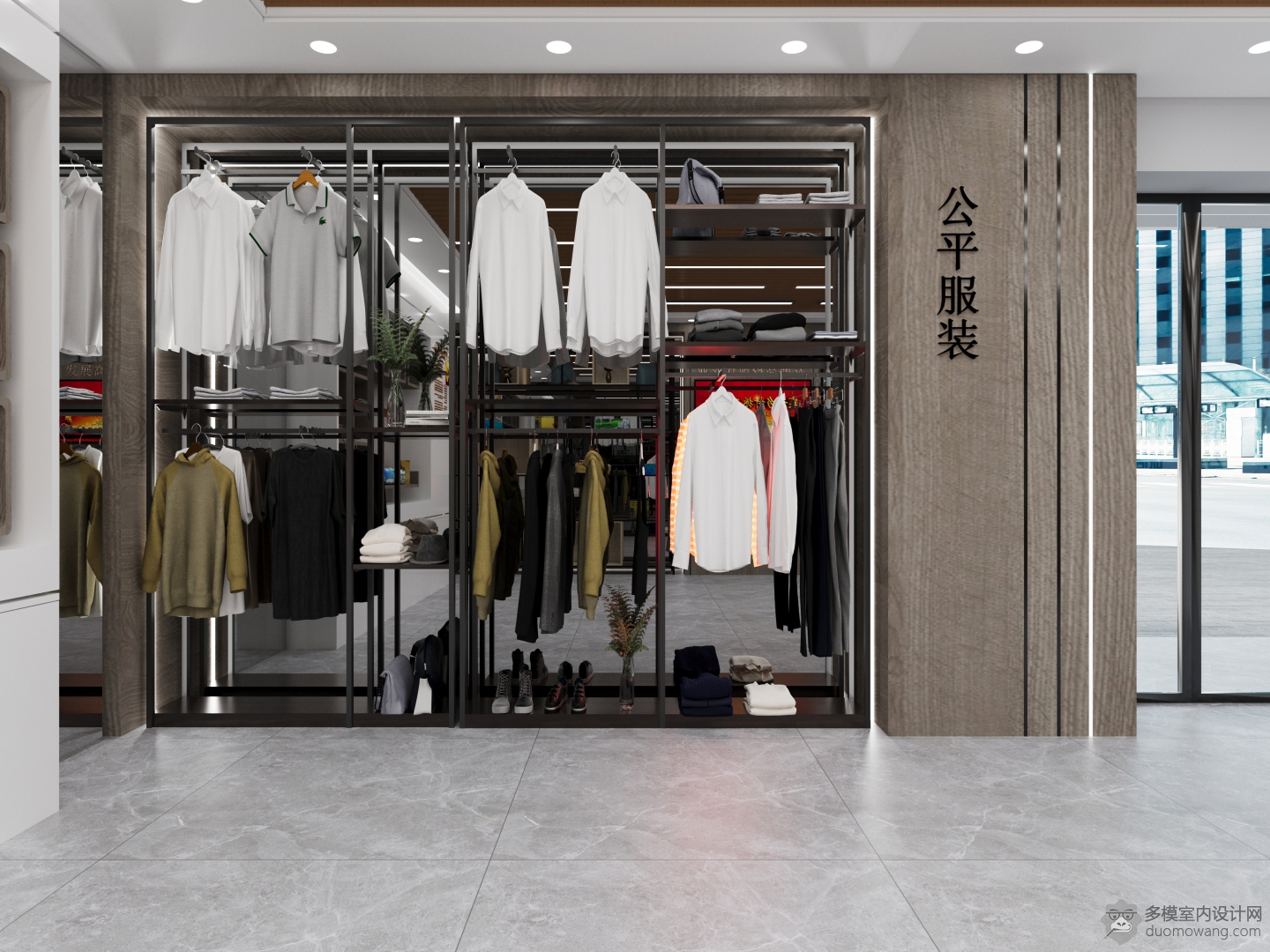 服装产品墙