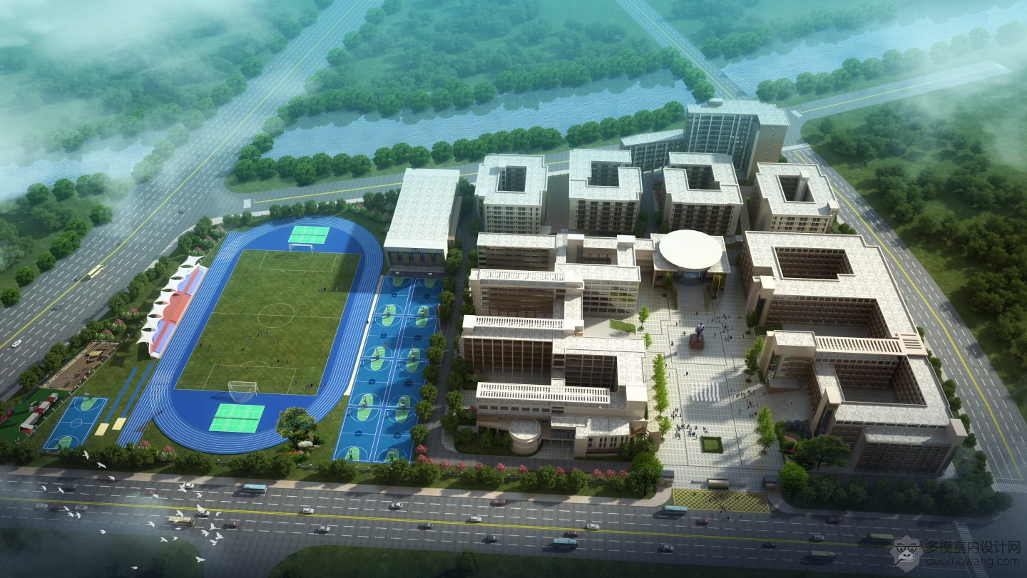 学校鸟瞰
