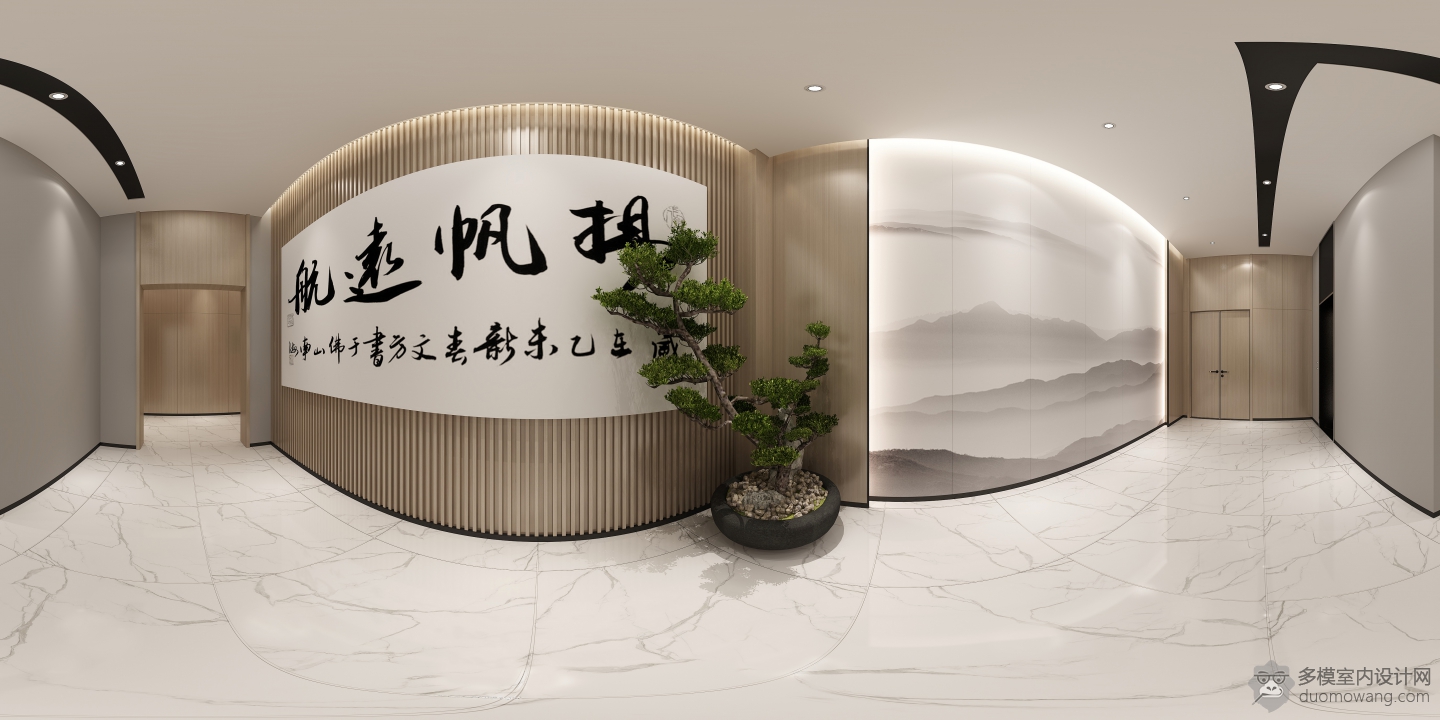 办公1F电梯间全景