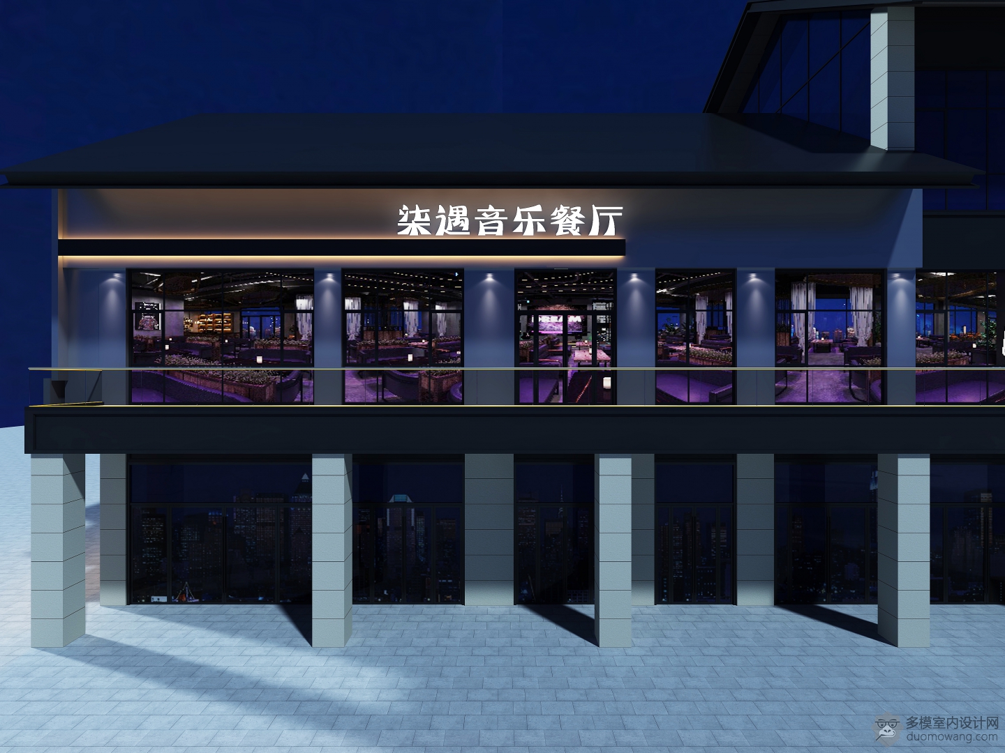 音乐餐厅外立面A
