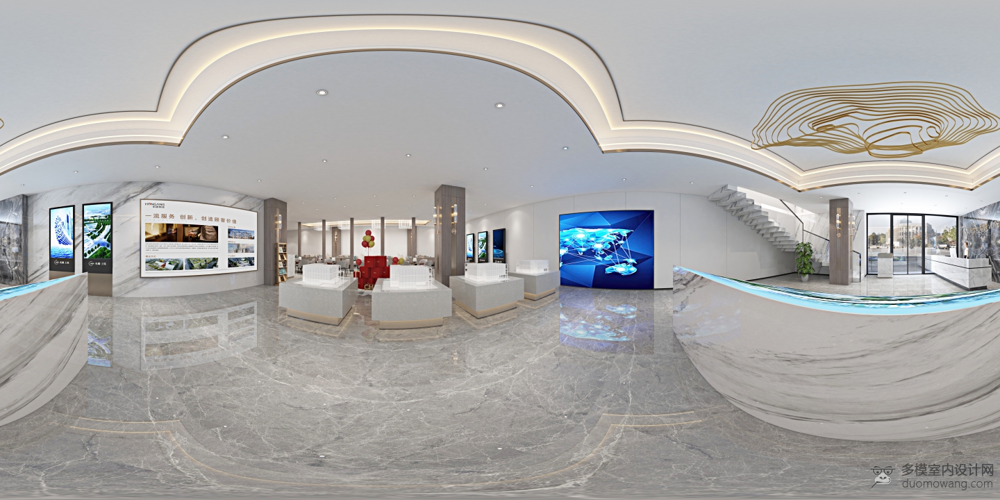 上院展厅平面规划 全景01