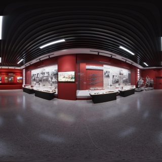 抗战实物展区全景