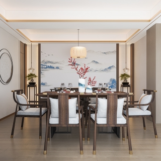 新中式员工餐厅