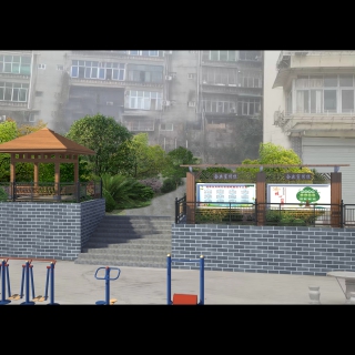 小区绿化p图