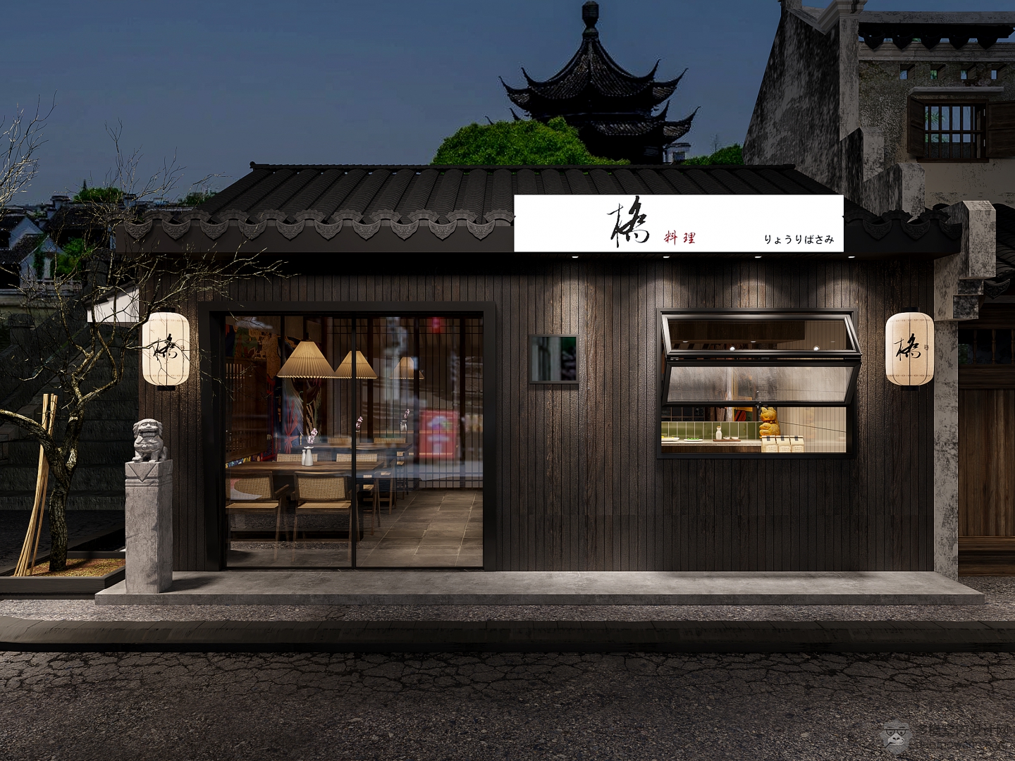 日料店门头