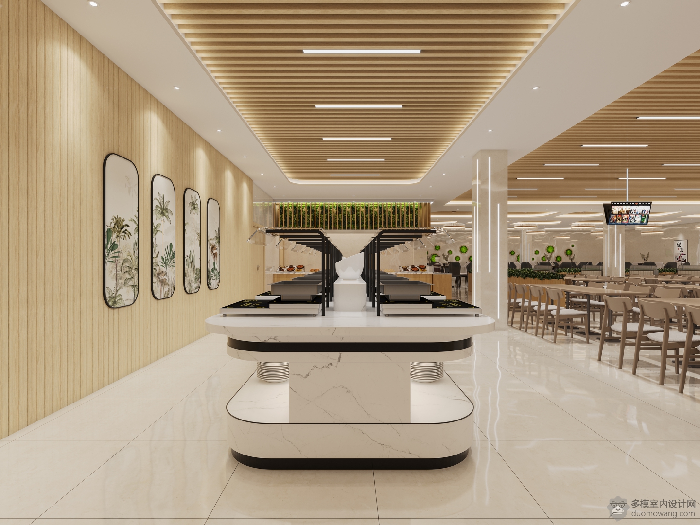 教职工自助餐台