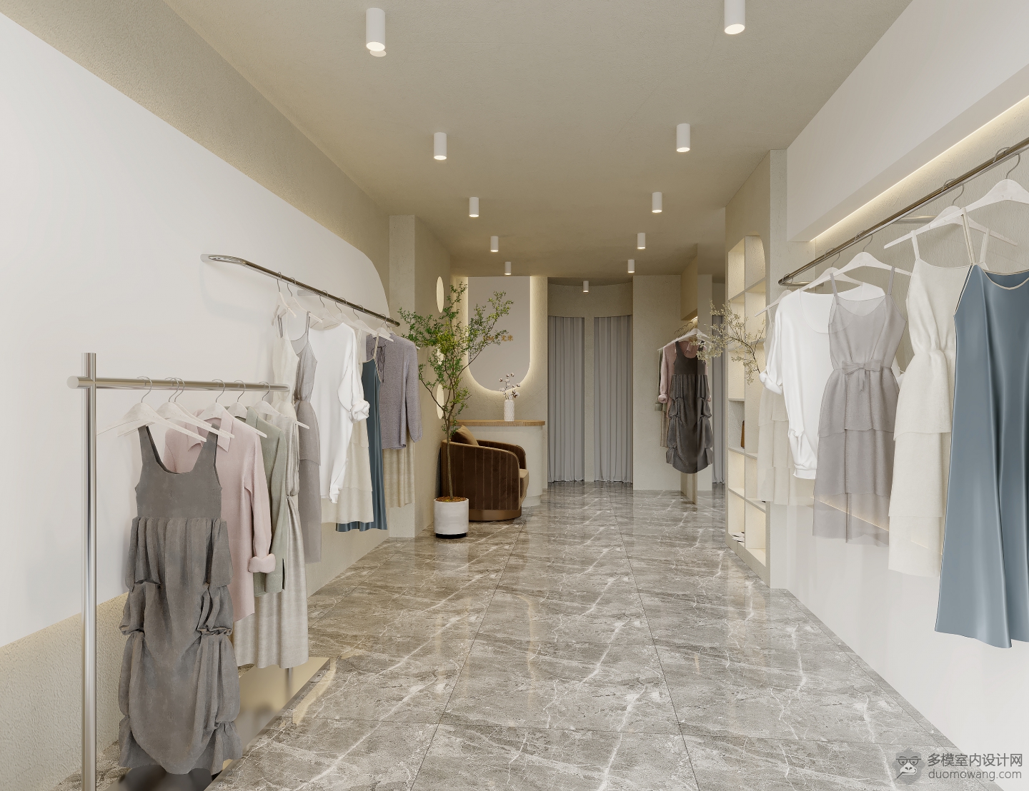 现代服装店