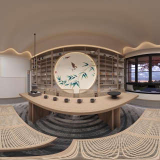 一楼品茗区全景
