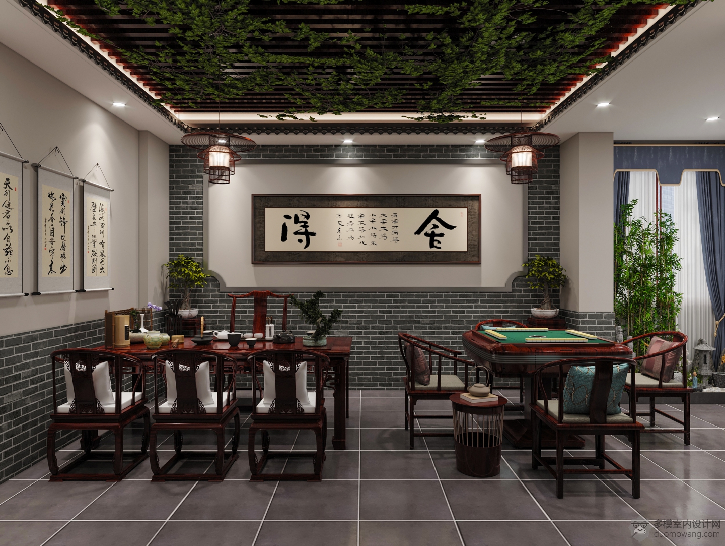 茶室麻将室 (3)