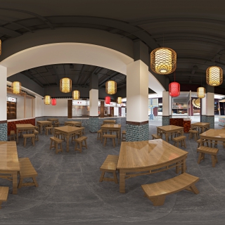 鸭血粉丝店 全景