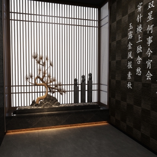 足浴店一楼楼梯夹层
