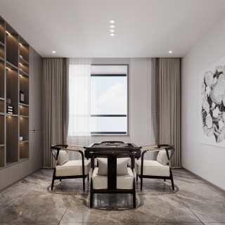 新中式 麻将室 1