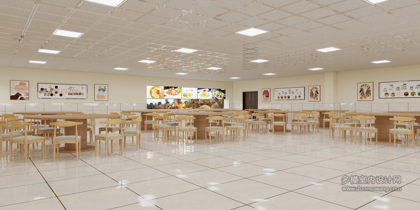 现代食堂大图
