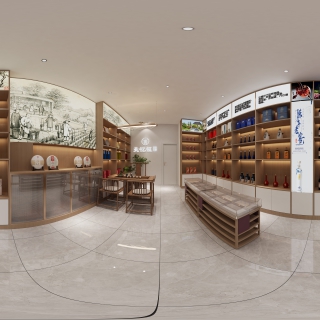 烟酒店全景