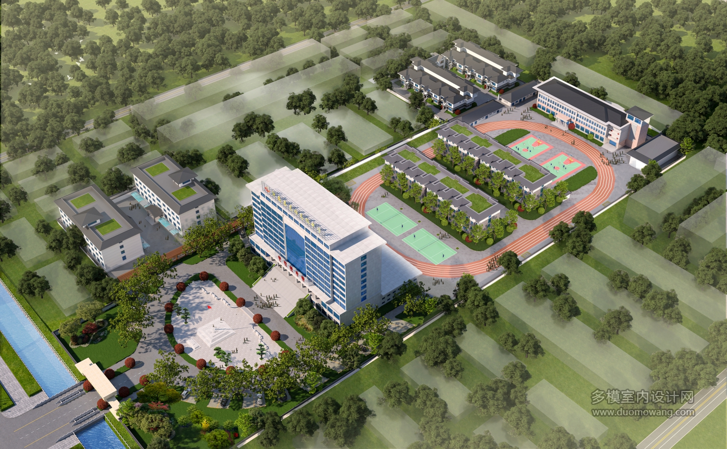 学校鸟瞰