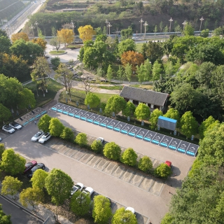 洗马池池工园充电站鸟瞰