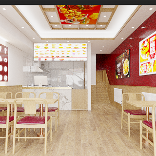 现代汉堡店